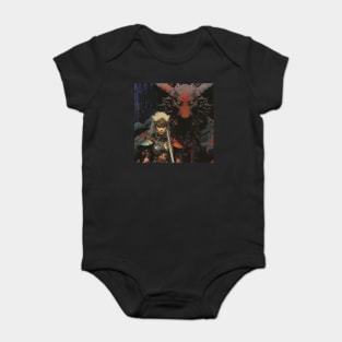 Dark Fantasy Woman Dragon Baby Bodysuit